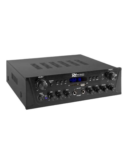 AMPLIFICATORE AUDIO 2 ZONE 100W CON MP3/FM/