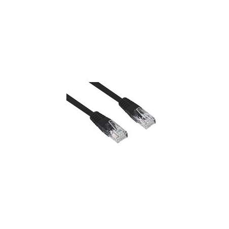 PATCH CORD UTP DRITTO CAT5E AWG26 3,0M NERO