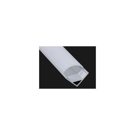 KIT PROFILO ALLUMINIO 2M DISSIP.20W/M,ANGOLO 45°
