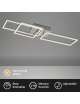 PLAFONIERA A LED 92,8CM 43,8W ALLUMINIO CROMATO