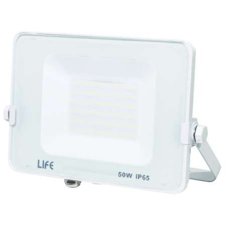 FARO SLIM BIANCO IP65 LED 50W 3000K LUCE CALDA