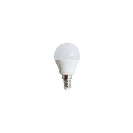 LAMPADA A LED MINISFERA E14 6,5W 220V LUCE CALDA