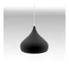 LAMPADARIO DA SOFFITTO NERO 1E27 IN METALLO