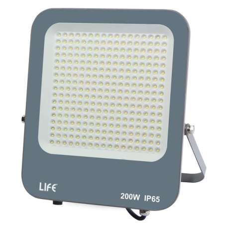 FARO LED GRIGIO 200W 4000K LUCE NATURALE IP65
