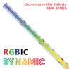 STRISCIA LED COB 5 METRI DYNAMIC RGBIC 24V 14W/M