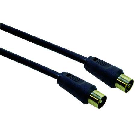 CAVO ANTENNA TV SPINA/PRESA 1.5 MT NERO GOLD