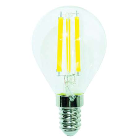 LAMPADA A LED FILAMENTO GOCCIA TRASPARENTE E14 6,5