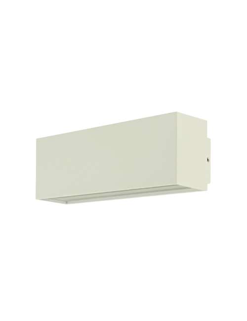 APPLIQUE LED SOLARE 8W RETTANGOLARE BIANCO