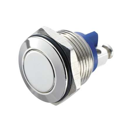 PULSANTE ANTIVANDALO 16MM CON ATTUATORE PIATTO