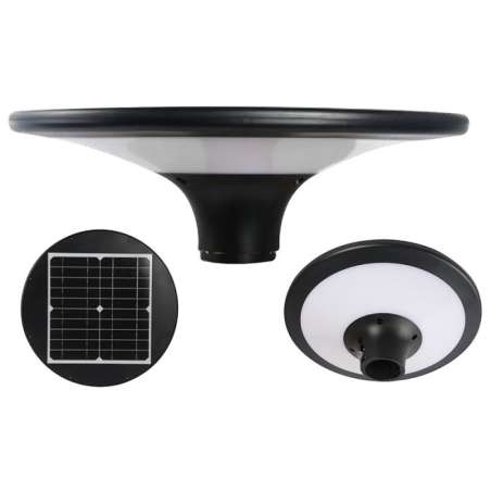 LAMPIONE CON PANNELLO SOLARE E-FLOWER 20W 4000K