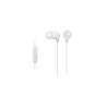 CUFFIE AURICOLARI CON MICROFONO BIANCO SONY