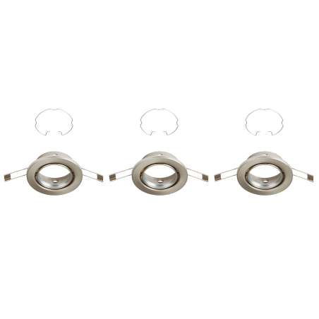 SET 3 PORTAFARETTI DA INCASSO D.8,6CM GU10