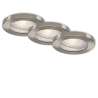 SET 3 PORTAFARETTI DA INCASSO D.8,5CM GU10 5W