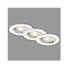 SET 3 PORTAFARETTI DA INCASSO D.8,6CM GU10 3,5W