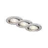 SET 3 PORTAFARETTI DA INCASSO D.8,6CM GU10 3,5W