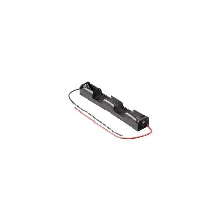 PORTABATTERIA PER 2 MINISTILO CON FILI 150MM