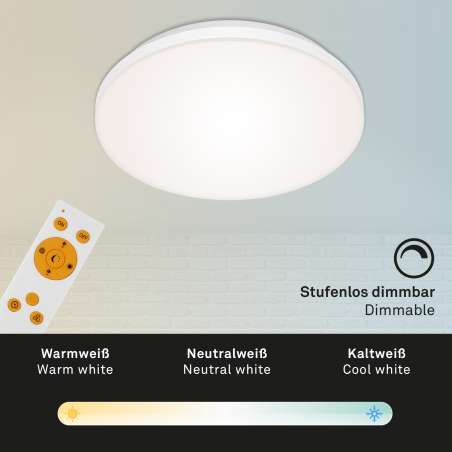 PLAFONIERA LED TONDA SENZA CORNICE D.30CM 12W