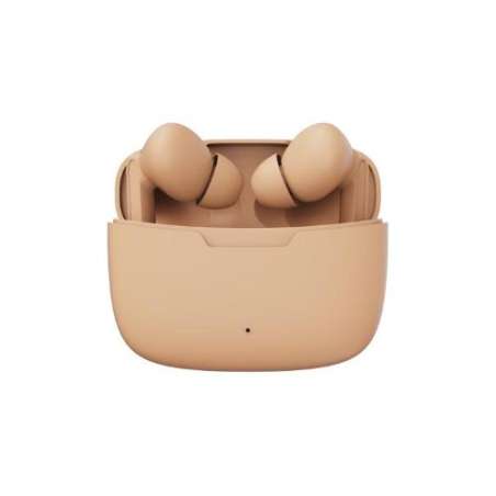 AURICOLARI BLUETOOTH TWE-47N BEIGE CON CUSTODIA