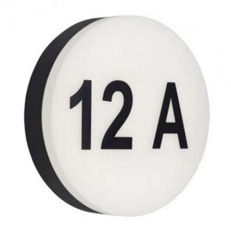 PLAFONIERA LED NUMERO CIVICO 12W 230V IP44