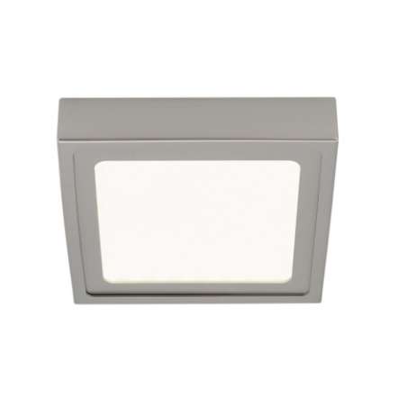 PLAFONIERA LED QUADRATA CON CORNICE SATINATA
