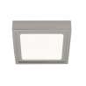 PLAFONIERA LED QUADRATA CON CORNICE SATINATA