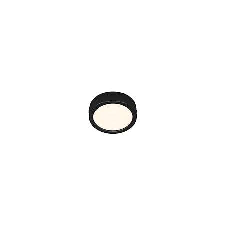 PLAFONIERA LED TONDA DA SOFFITTO 7W 700LM NERA