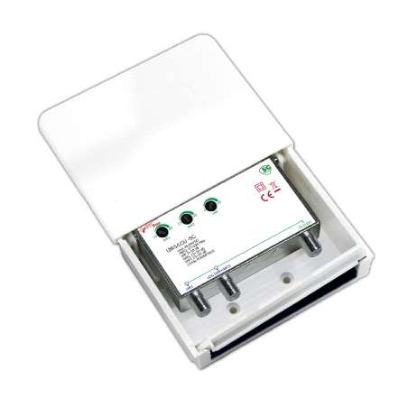 AMPLIFICATORE DA PALO 3 INGRESSI REGOLABILI 1 OUT