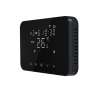 TERMOSTATO DIGITALE SOFT-TOUCH NERO A BATTERIE