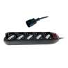 MULTIPRESA 5 POSTI 10/16A-SHUKO CON SPINA IEC
