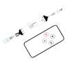 KIT DIMMER 1CH CON RADIOCOMANDO IR 12/24VDC 4A