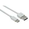 CAVO USB V2 SPINA A SPINA TIPO C BIANCO 2 MT.