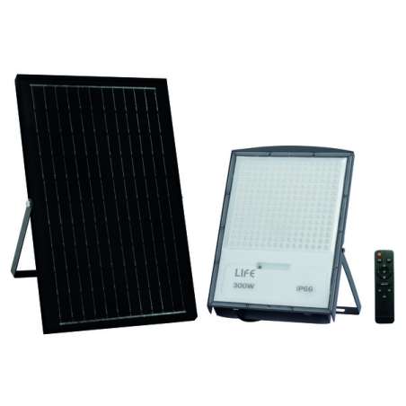 FARO A LED CON PANNELLO SOLARE 20W 3000/4000/6500K