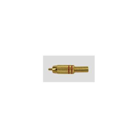 SPINA RCA DORATA ROSSA 5MM CON GUIDACAVO