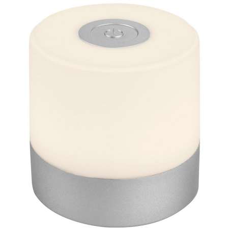 LAMPADA DA TAVOLO A BATTERIA 2W 150LM CROMATO