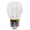 LAMPADA A LED MINISFERA TRASPARENTE E27 2,5W 3000K