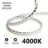 STRISCIA LED SNAKE FLEX 5M IP65 230V 4000K 11W/M