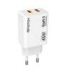 ALIMENTATORE USB TYPE-C PD + USB QC 3A 45W GAN