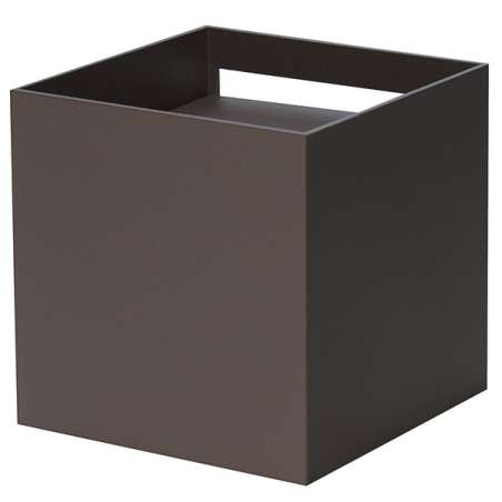 APPLIQUE A LED QUADRATO 12,5W IP65 220V MARRONE