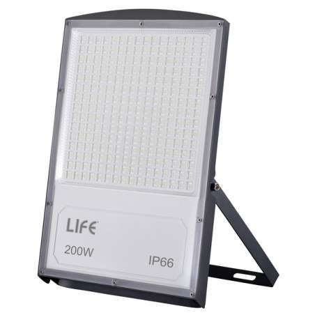 FARO LED GRIGIO 200W 4000K LUCE NATURALE IP65 F71