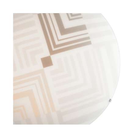 PLAFONIERA SEVENTY BIANCA 2XE27 30X30X10CM