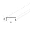 COVER 2M.CLIP BIANCO X PROFILO STANDARD