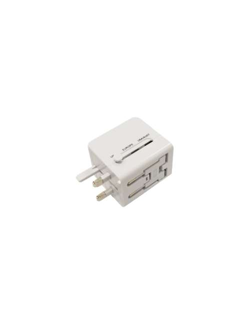 ADATTATORE UNIVERSALE CON DUE USB 2.1 A