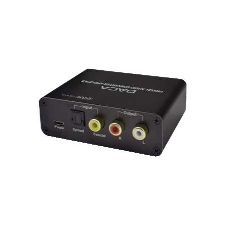CONVERTITORE AUDIO DIGITALE/ANALOGICO C/AMPLIFICAT