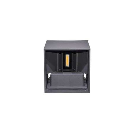APPLIQUE A LED QUADRATO 7W IP54 220V GRIGIO
