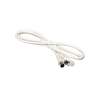 CAVO ANTENNA TV SPINA/PRESA 90° 3 MT BIANCO