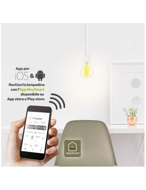 LAMPADINA SMART WIFI LED 8W LUCE NATURALE 4000°K