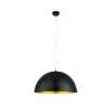 LAMPADARIO DA SOFFITTO VINTAGE NERO E ORO