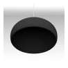 LAMPADARIO DA SOFFITTO NERO 1E27 IN METALLO