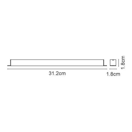 ALIMENTATORE PER STRISCE LED 72W 24VDC