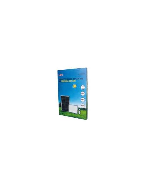 FARO A LED CON PANNELLO SOLARE 4000K 300W